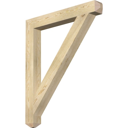 Ekena Millwork Traditional Craftsman Rough Sawn Bracket, Douglas Fir, 4"W x 34"D x 40"H BKT04X34X40TRA04RDF